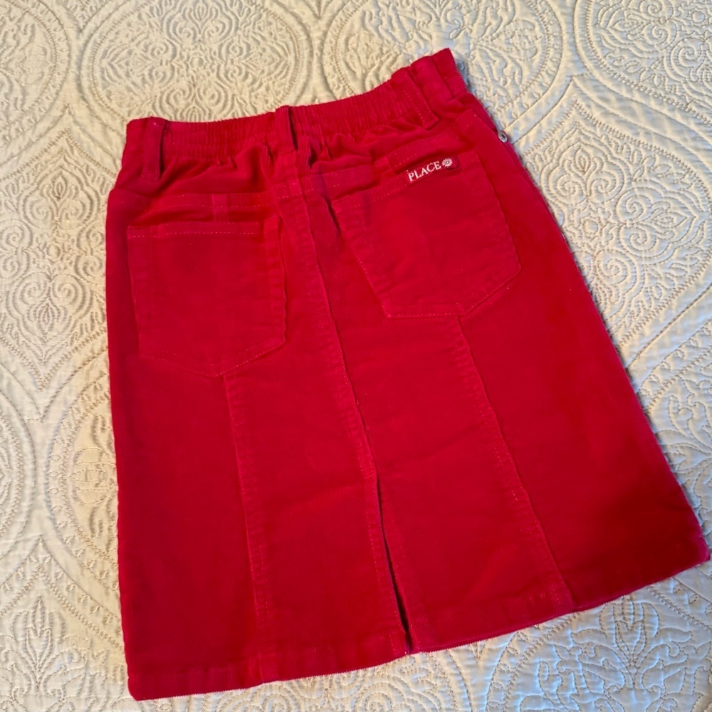 The Children’s Place corduroy skirts size 4. One Red and one pink multi. - Picture 2 of 10